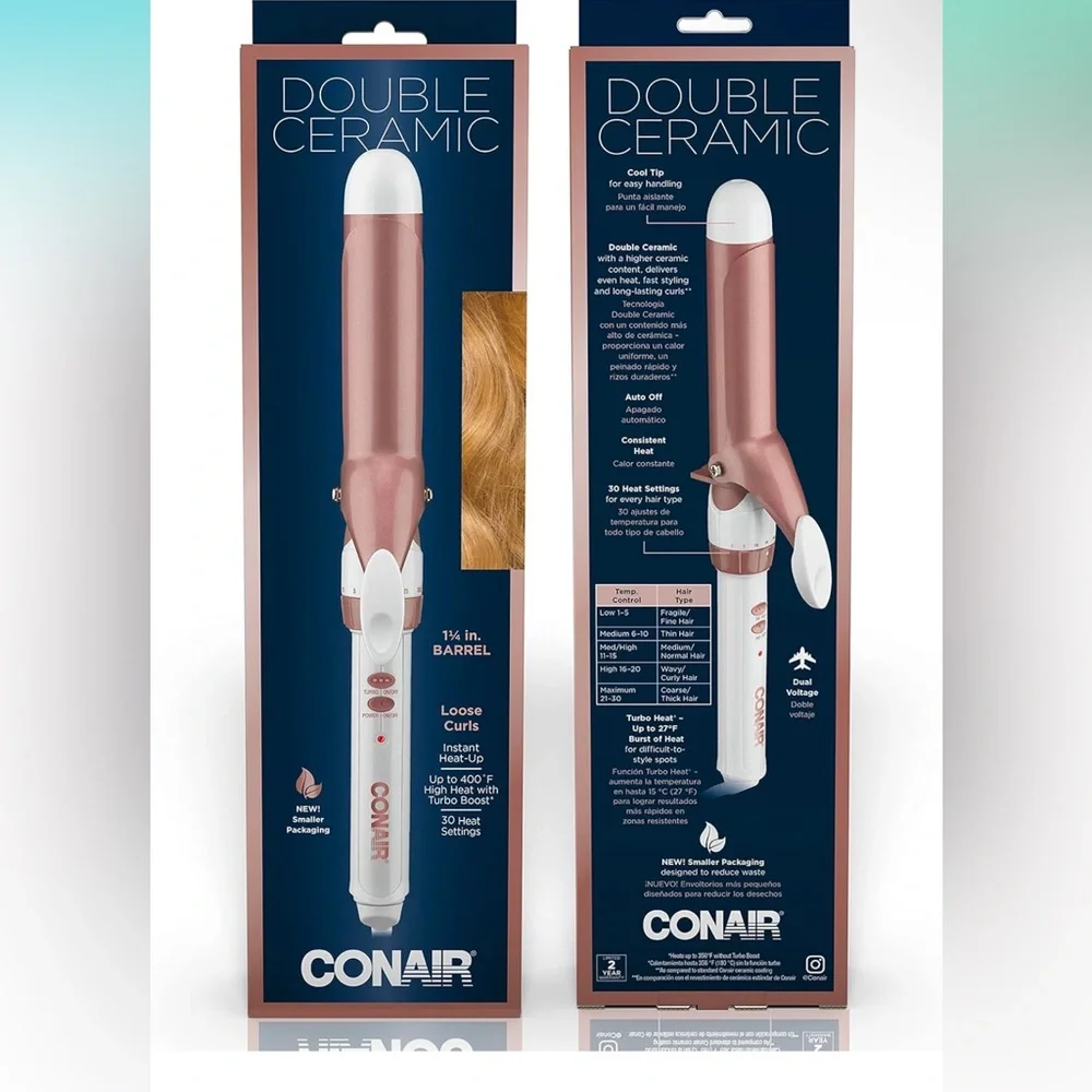 Conair Double Ceramic 1 1/4-Inch Curling Iron‎